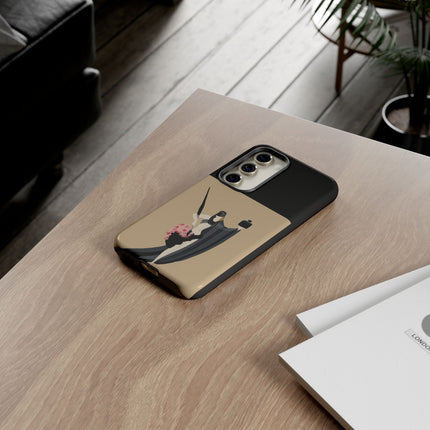 Dancer with Ink & Blossoms Phone Case – Elegant Grace & Artistic Poise