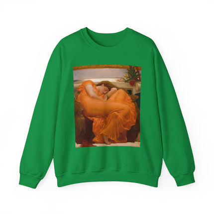 Flaming June by Frederic Leighton Heavy Blend™ Crewneck Sweatshirt