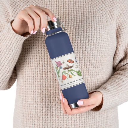 Natural History Ensemble, No. 17 by Anselmus Boëtius de Boodt Copper Vacuum Insulated Bottle, 22oz