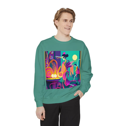 Dance of the Skeleton Ballerinas Unisex Garment-Dyed Sweatshirt