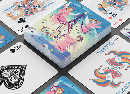 Angelic Revelry Playing Cards