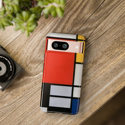 Composition with Red, Yellow, Blue, and Black by Piet Mondrian Phone Cases