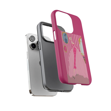 Lady in Pink Phone Case – Graceful Sophistication