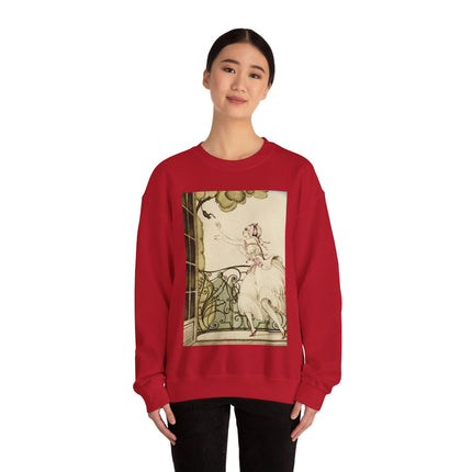 Sur talons rouges (On Red Heels) pl 02 by Gerda Wegener Heavy Blend™ Crewneck Sweatshirt