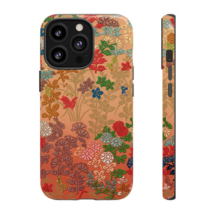 Ornamental Japanese Flower Pattern Phone Cases