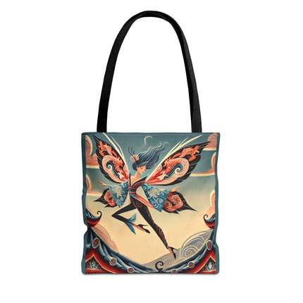 The Dragon Fairy of the Temple Tote Bag – Mythic Grace & Ancient Power