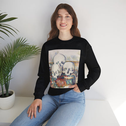 The Three Skulls by Paul Cézanne Unisex Heavy Blend™ Crewneck Sweatshirt
