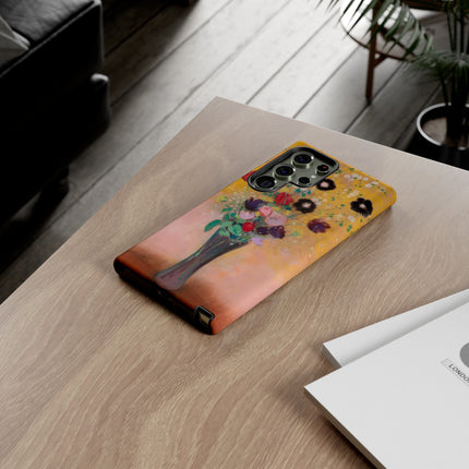 Vase of Flowers by Odilon Redon Phone Cases