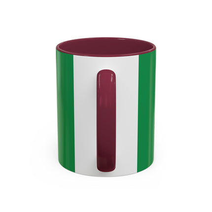 🍀🎄 The Emerald Holly Christmas Colorful Mug – Art Deco Holiday Elegance