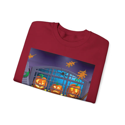 Whimsical Halloween Mischief Unisex Heavy Blend™ Crewneck Sweatshirt