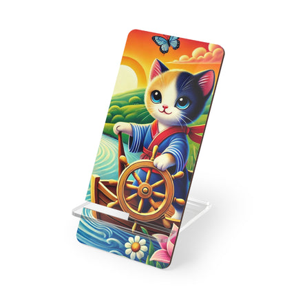 Sailor Kitten’s River Adventure Mobile Display Stand for Smartphones