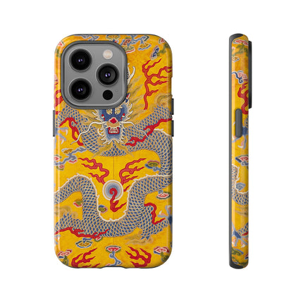 Majestic Dragon Regalia – Imperial 12-Symbol Robe Phone Cases