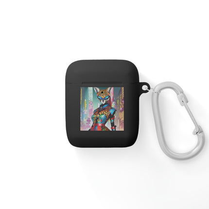 Cyber Cat Glamour AirPods Case Cover