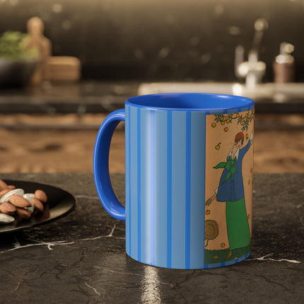 Le Verger by Georges Lepape Colorful Mugs (11oz, 15oz)
