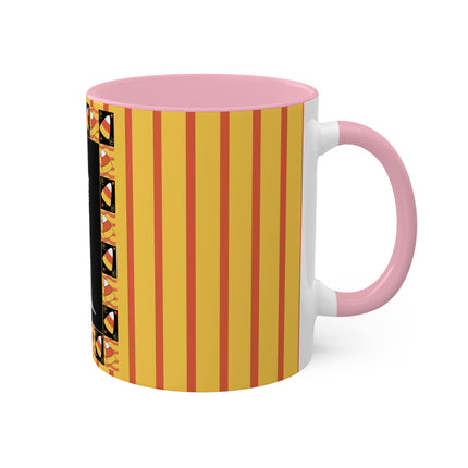 Candy Corn Skeleton Colorful Mugs (11oz, 15oz)