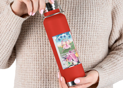 Graceful Enchantment Copper Vacuum Insulated Bottle, 22oz