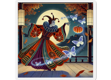 Court Magician with Ghost Butterflies Die-Cut Magnets (5 Sizes)