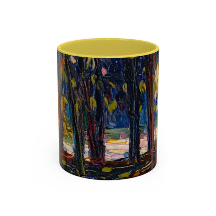 In the Park of St. Cloud by Wassily Kandinsky Colorful Mugs (11oz, 15oz)