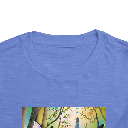 Fairy Animals Writing Wishes Toddler Short Sleeve Tee