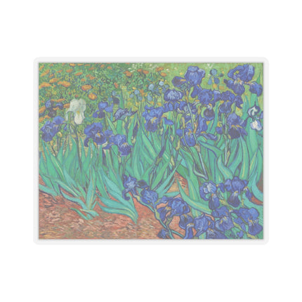 Irises by Vincent Van Gogh Kiss-Cut Stickers (4 Sizes)