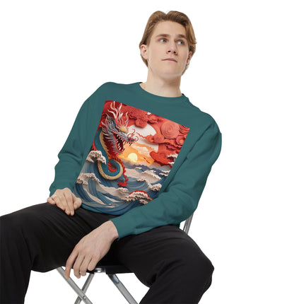 Stormbound Dragon Garment-Dyed Sweatshirt