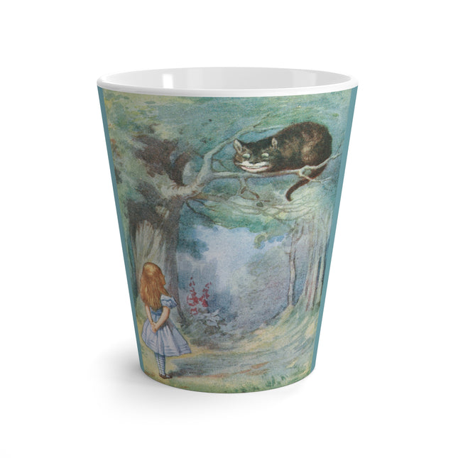 “I growl when I’m pleased, and wag my tail when I’m angry” by Sir John Tenniel Latte Mug