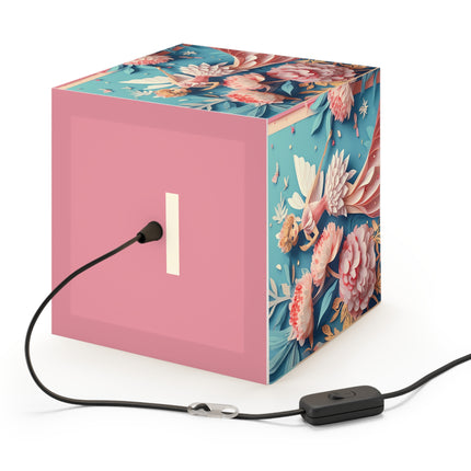 Peony Fairy Light Cube Lamp