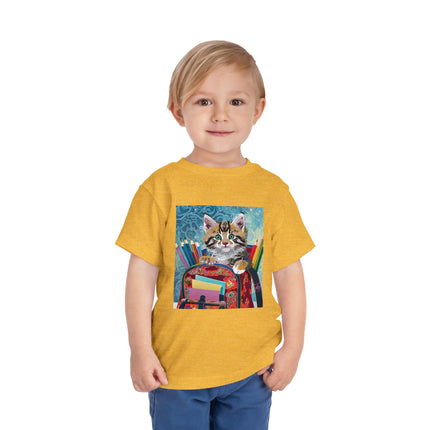 Whiskered Wanderings Toddler Short Sleeve Tee