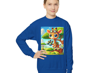Giraffe Lookout Youth Crewneck Sweatshirt