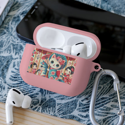 Geisha Kitten's Enchanted Carousel Ride AirPods and AirPods Pro Case
