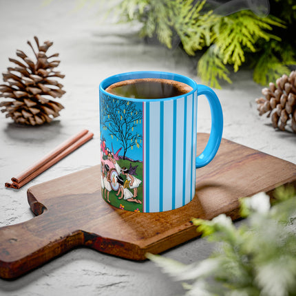 Enchanted Easter Gathering Colorful Mugs (11oz, 15oz)