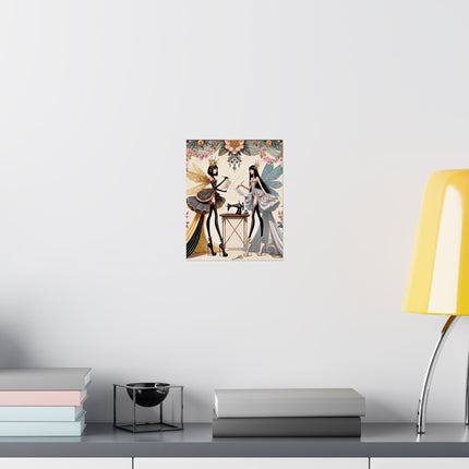 🧚✨ The Quiet Work of Fairies Matte Vertical Poster – Enchanted Atelier & Gentle Magic