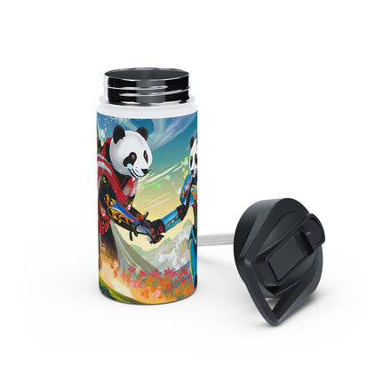 Cyber Punk Robots Stainless Steel Water Bottle