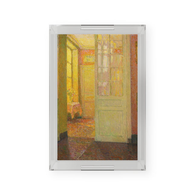 Interior, Window Light by Henri Le Sidaner Acrylic Serving Tray