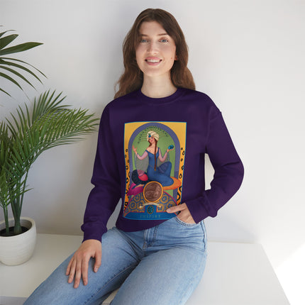 December & Tanzanite (from the Gem Series) by Sofia Chiostri Heavy Blend™ Crewneck Sweatshirt