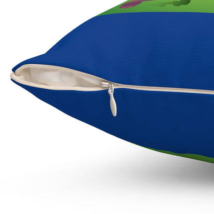 Rip-Roaring Fun Spun Polyester Square Pillow