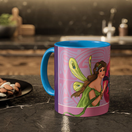 The Fairy’s Blossom Colorful Mugs (11oz, 15oz)