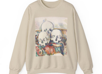 The Three Skulls by Paul Cézanne Unisex Heavy Blend™ Crewneck Sweatshirt