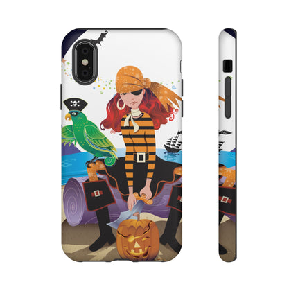 Moonlit Pirate Halloween Phone Cases