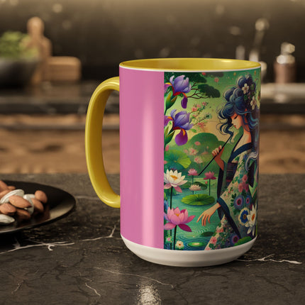 Fairy of the Koi Pond Colorful Mugs (11oz, 15oz)