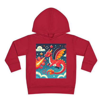 Starry Sky Dragon Toddler Pullover Fleece Hoodie