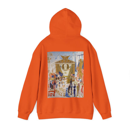 The Cathedrals of Wall Street by Florine Stettheimer Heavy Blend™ Hooded Sweatshirt