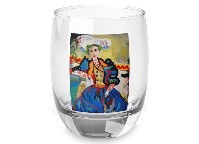 A Mulher by Amadeo de Souza-Carosa Whiskey Glass