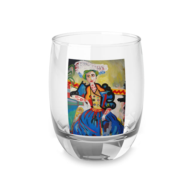 A Mulher by Amadeo de Souza-Carosa Whiskey Glass