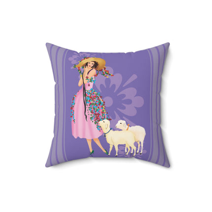 Easter Elegance Spun Polyester Square Pillow