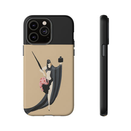 Dancer with Ink & Blossoms Phone Case – Elegant Grace & Artistic Poise
