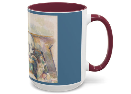 The Three Skulls by Paul Cézanne Colorful Mugs (11oz, 15oz)