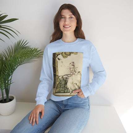 Sur talons rouges (On Red Heels) pl 02 by Gerda Wegener Heavy Blend™ Crewneck Sweatshirt