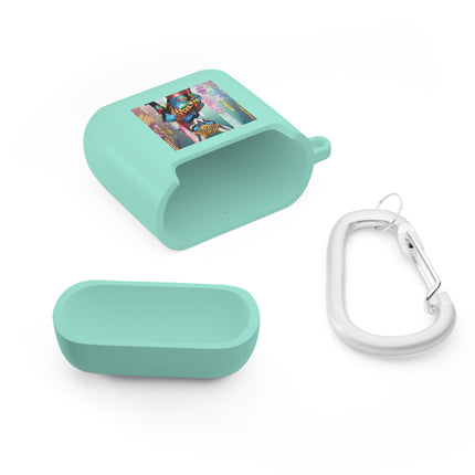 Cyber Cat Glamour AirPods Case Cover