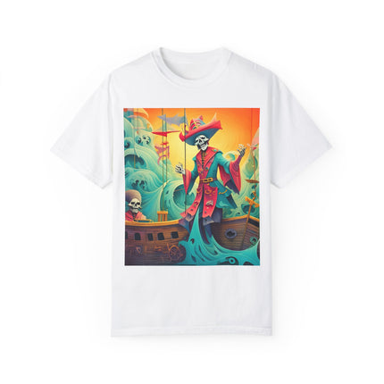 Skeleton Crew of the Misty Seas Unisex Garment-Dyed T-shirt